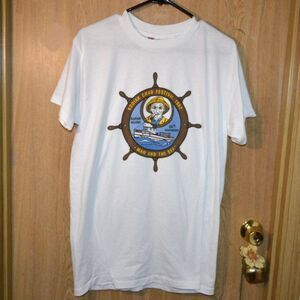 Kodiak Alaska 1992 Crab Festival Man And The Sea 200th Anniversary Graphic Tee